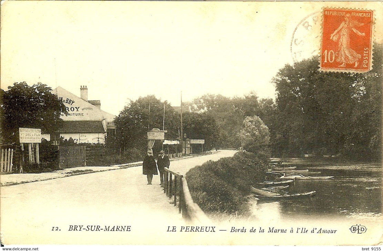 94 BRY SUR MARNE LE PERREUX BORDS DE LA MARNE A L ILE D AMOUR MOULIN DE BRY RESTAURANT LEROY - Bry Sur Marne