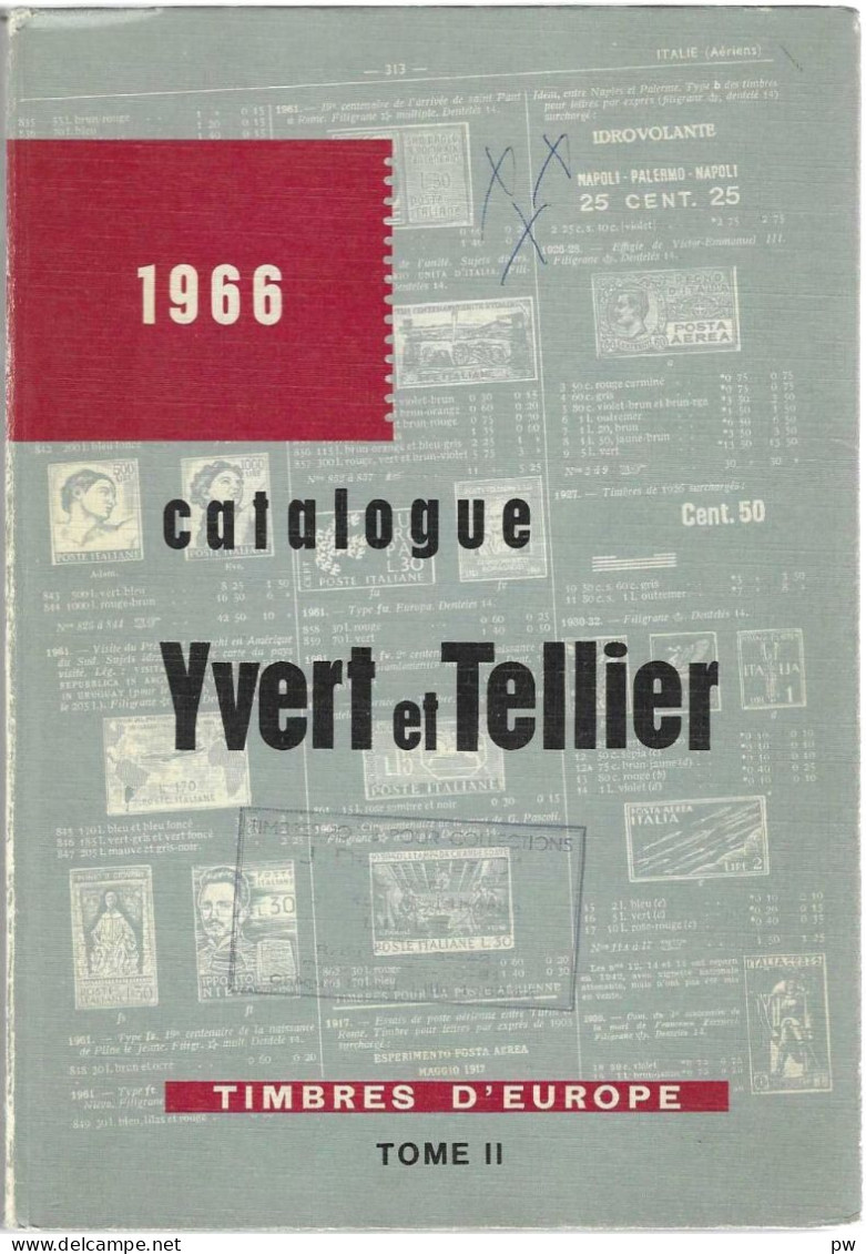 CATALOGUE YVERT EUROPE 1966 - Frankrijk