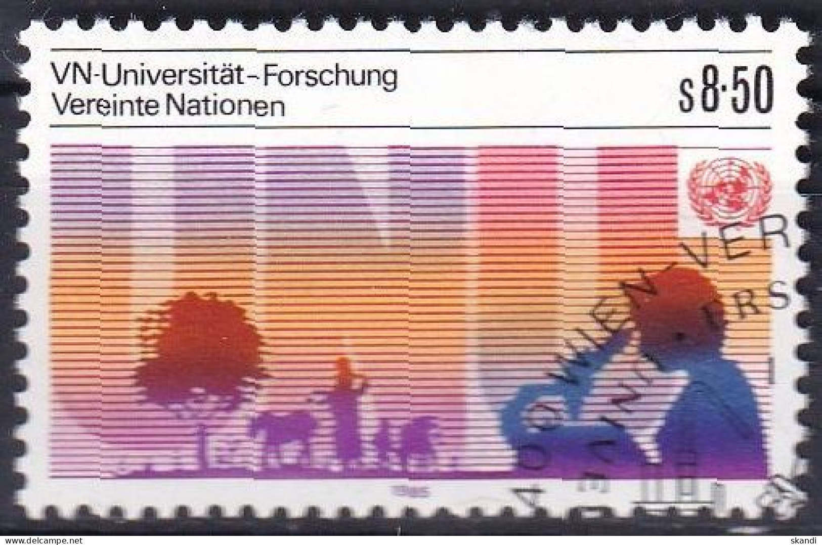 UNO WIEN 1985 Mi-Nr. 48 O Used - Aus Abo - Usados