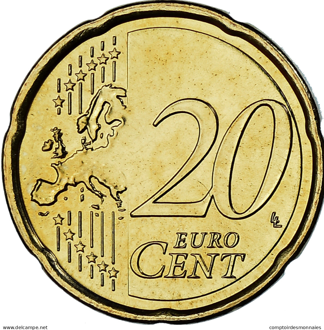 République D'Irlande, 20 Euro Cent, 2013, Sandyford, SPL, Laiton, KM:48 - Ierland