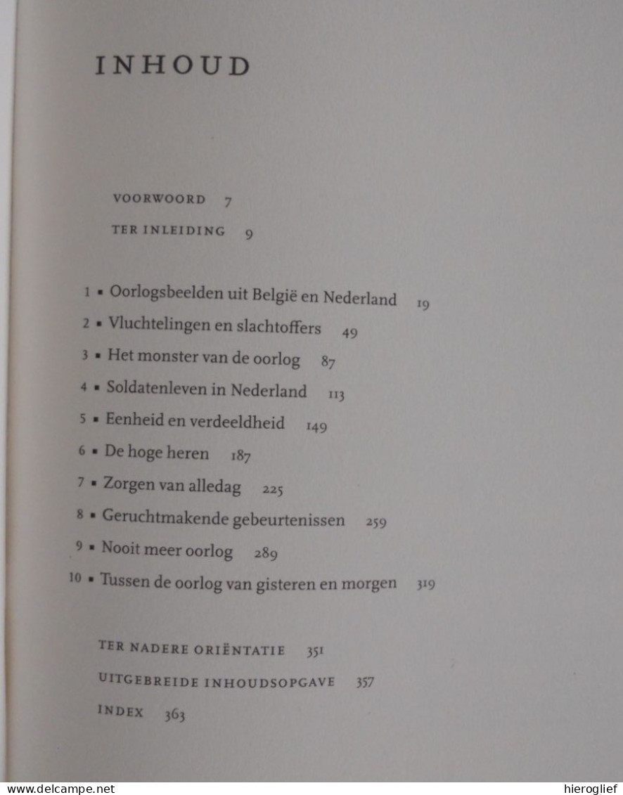 HET MONSTER Van De OORLOG / Nederlandse Liedjes En Gedichten Over De Eerste Wereldoorlog -2004 Slagveld Front Leven Dood - War 1914-18