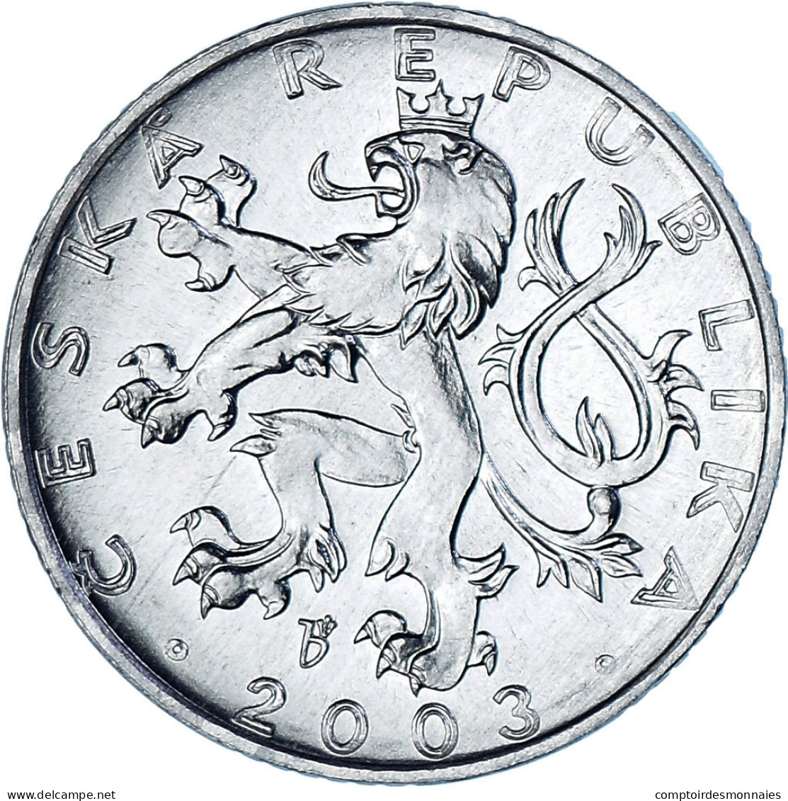 Monnaie, République Tchèque, 50 Haleru, 2003, SPL, Aluminium, KM:3.1 - Czech Republic