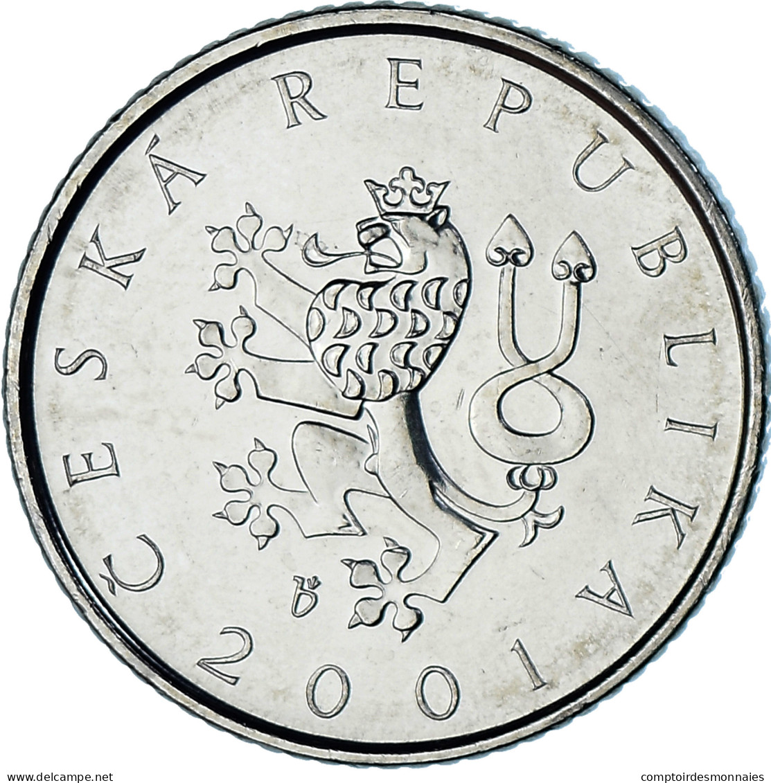 Monnaie, République Tchèque, Koruna, 2001, SPL, Nickel Plaqué Acier, KM:7 - Czech Republic