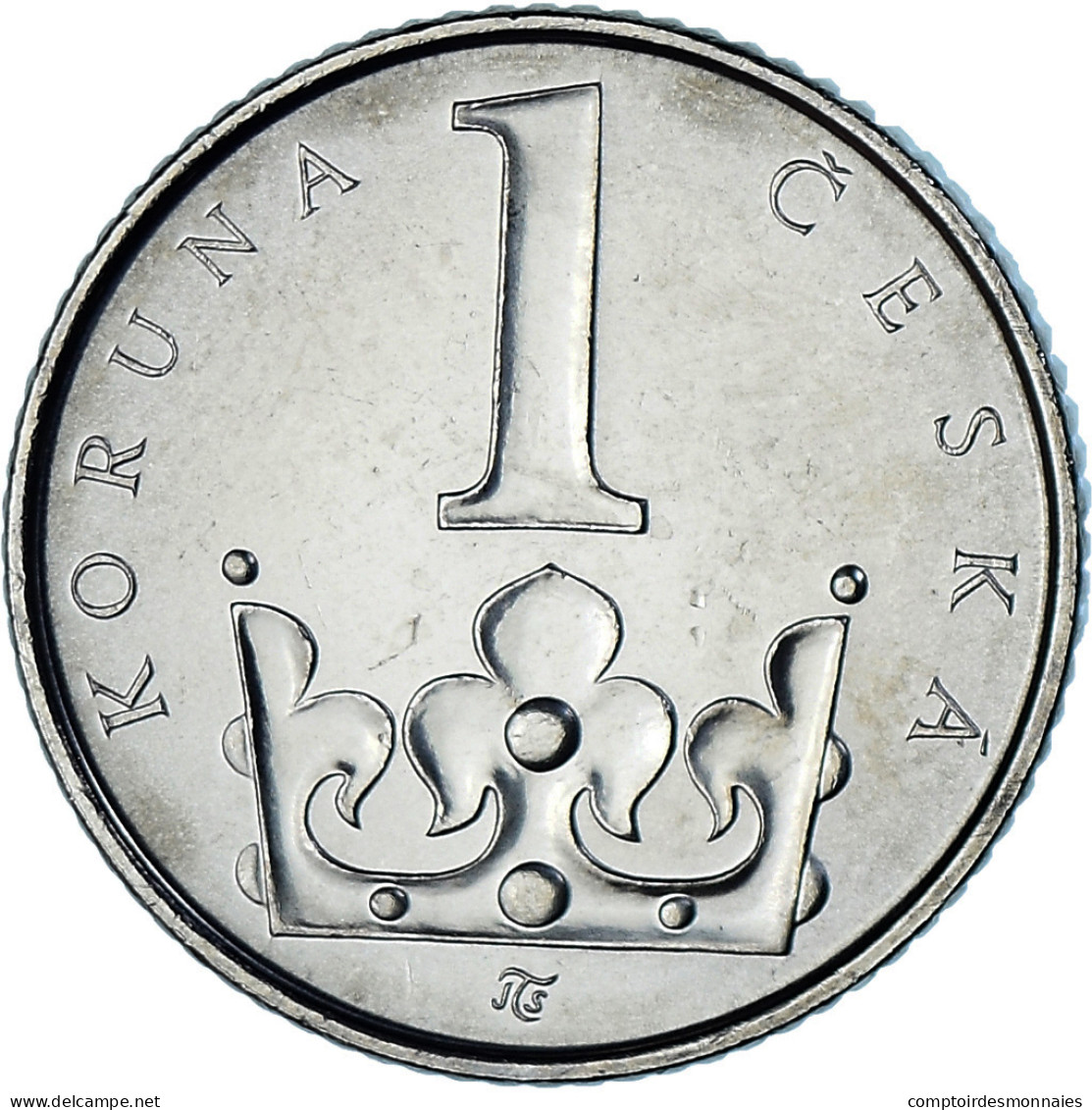 Monnaie, République Tchèque, Koruna, 2001, SPL, Nickel Plaqué Acier, KM:7 - Tchéquie