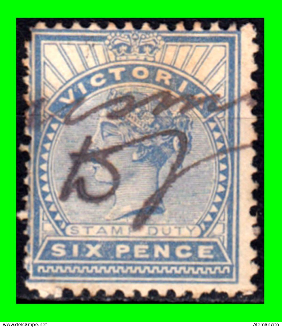 AUSTRALIA - ( OCEANIA ) SELLO DEL AÑO 1886-889 SOBRECARGADOS “ STAMP DUTY “ - Gebruikt