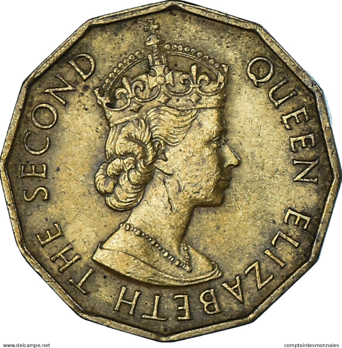 Monnaie, Nigéria, 3 Pence, 1959, TTB, Nickel-Cuivre, KM:20 - Nigeria