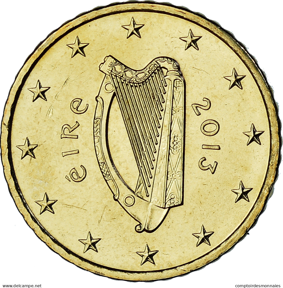 République D'Irlande, 50 Euro Cent, 2013, Sandyford, SPL, Laiton, KM:49 - Irlande