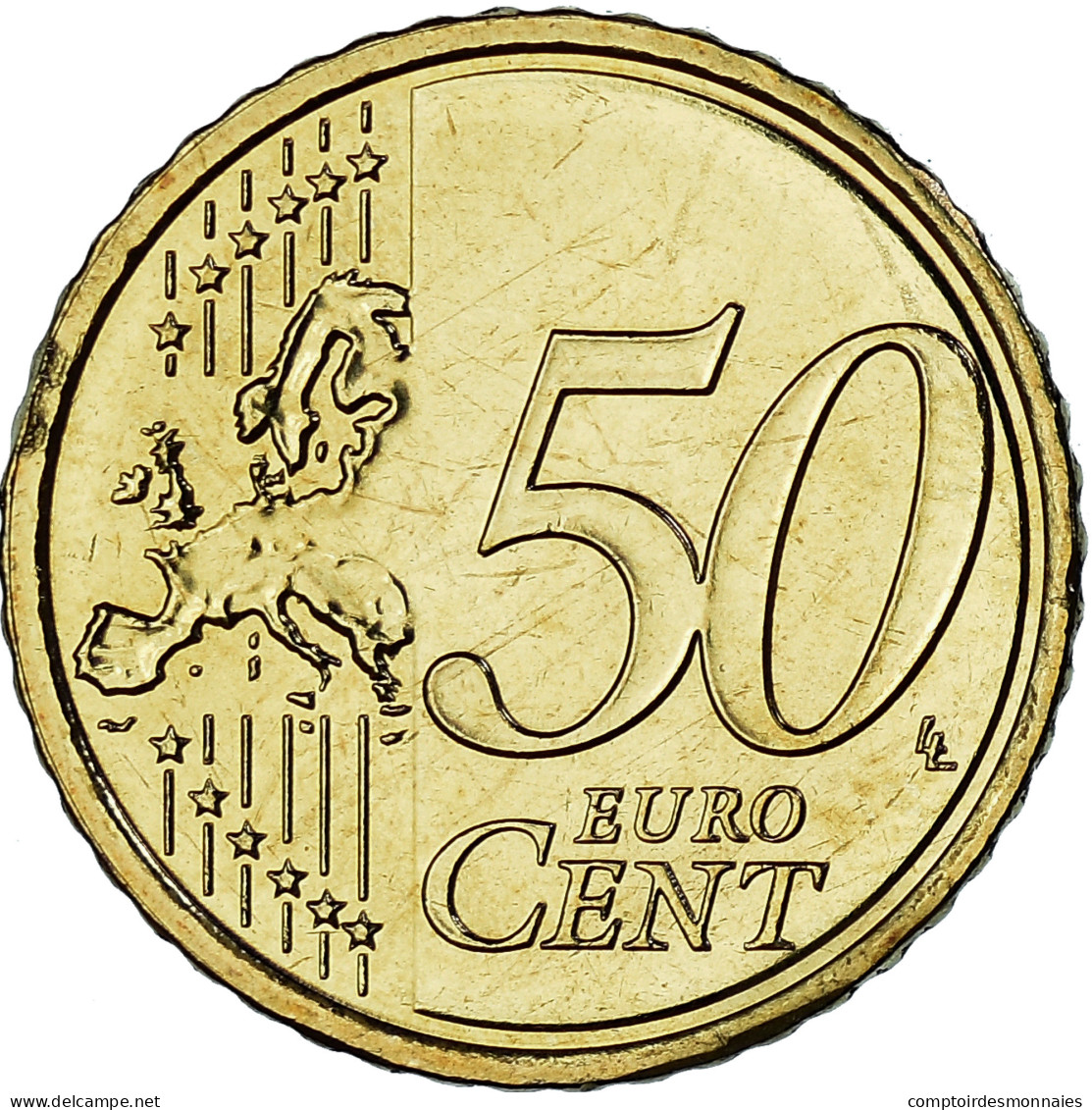 République D'Irlande, 50 Euro Cent, 2013, Sandyford, SPL, Laiton, KM:49 - Irlanda