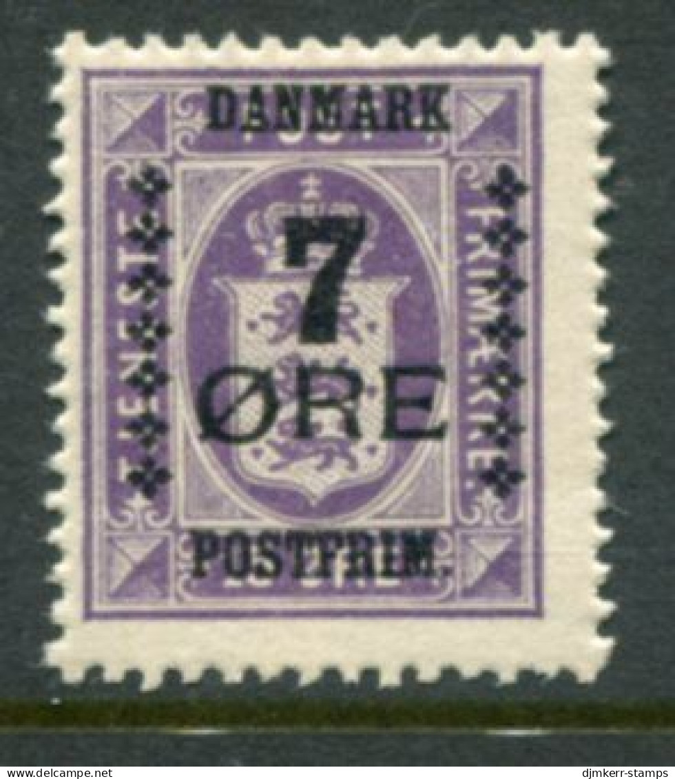 DENMARK 1926 Surcharge 7 Øre On 15 Ø.  LHM / *.  Michel 165 - Ungebraucht