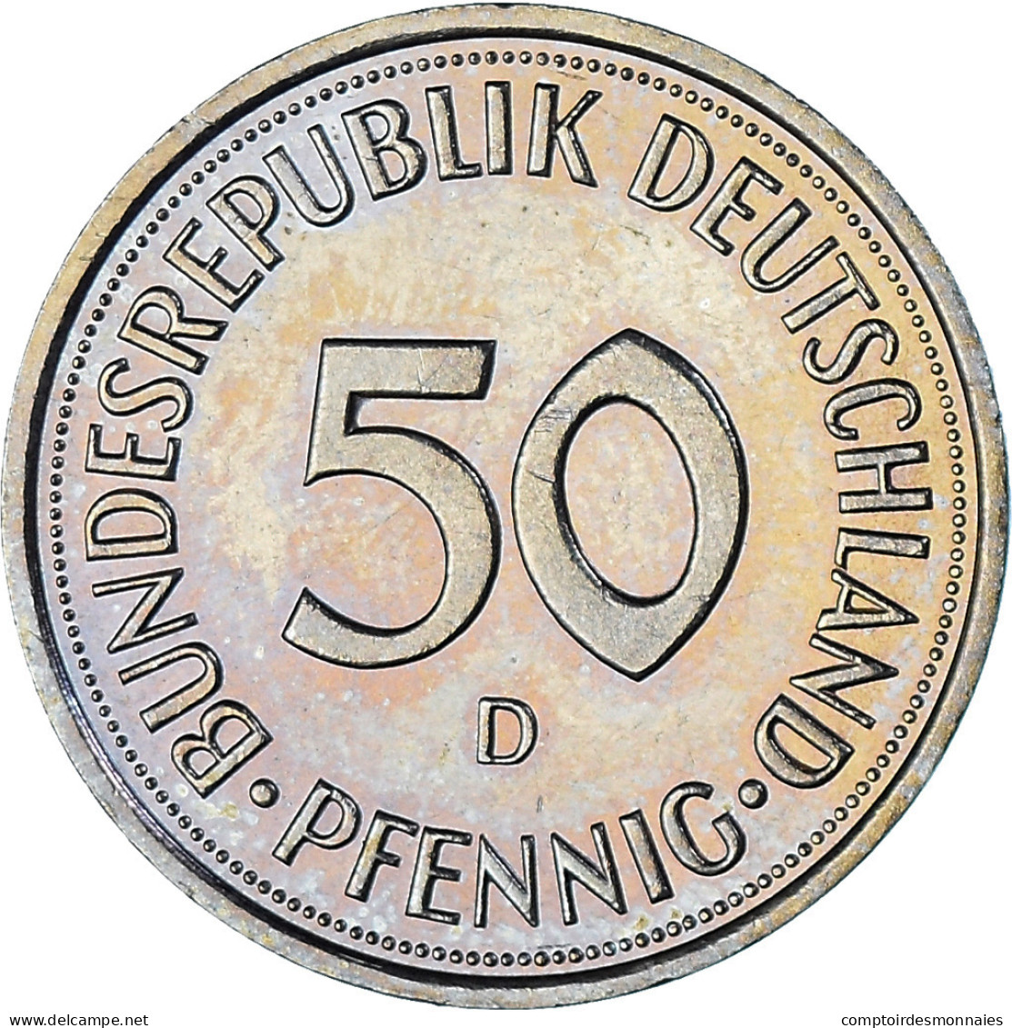 Monnaie, Allemagne, 50 Pfennig, 1994, Munich, SPL, Cupro-nickel, KM:109.2 - 50 Pfennig