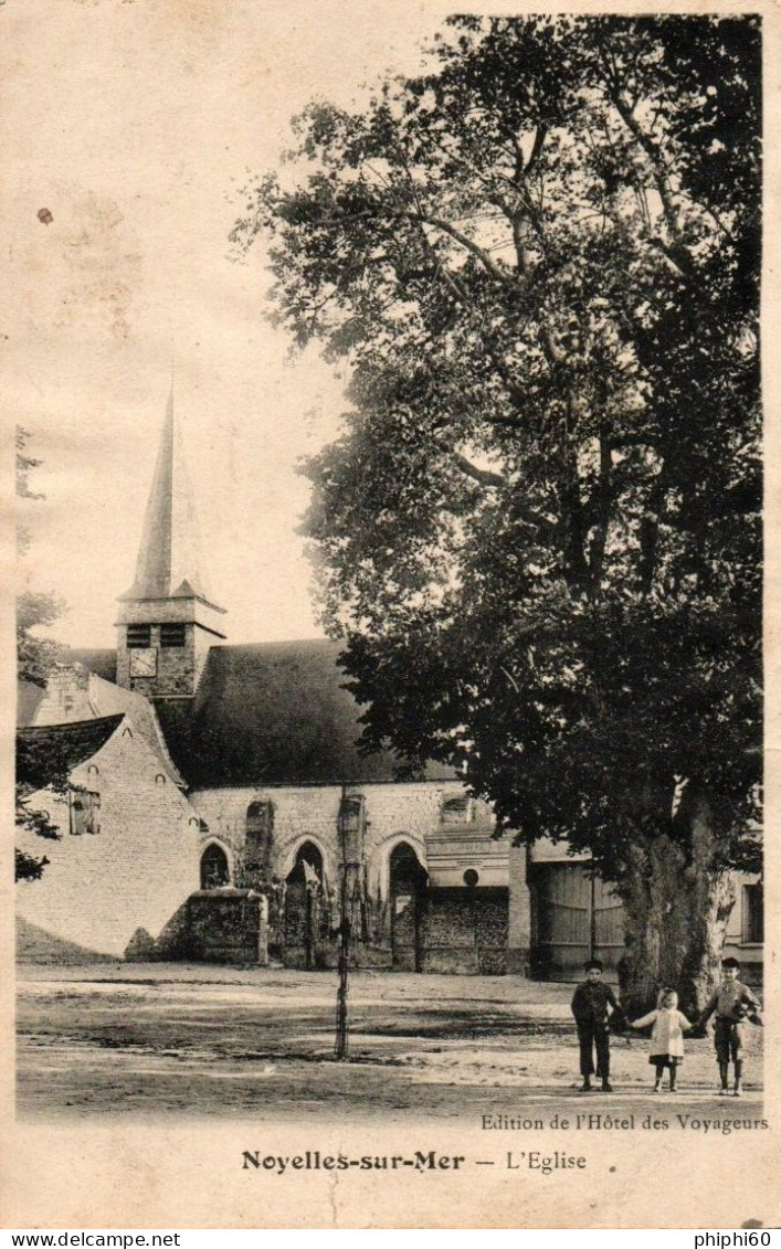 NOYELLES SUR MER  -  80  -  L'Eglise - Noyelles-sur-Mer