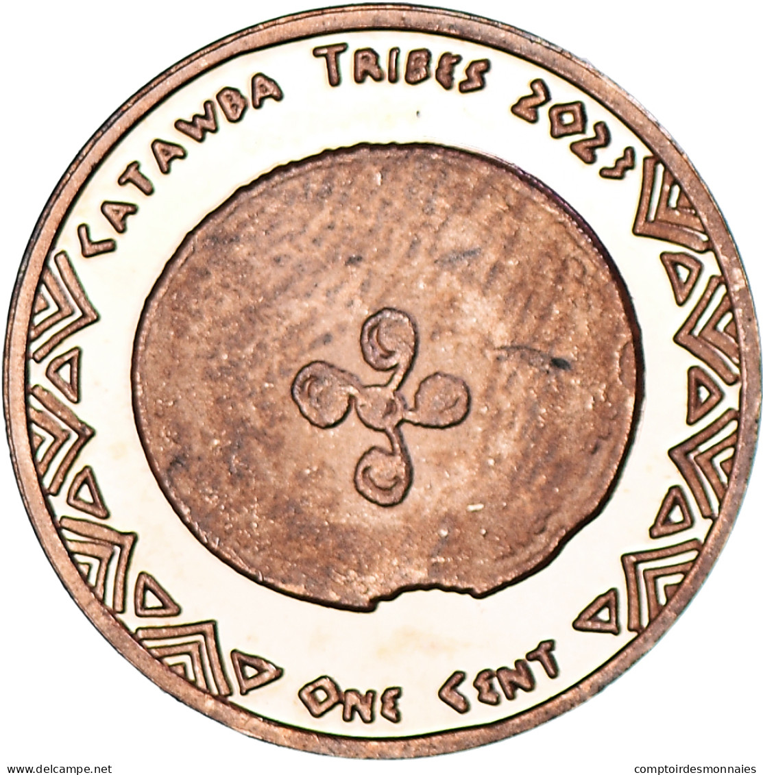 Monnaie, États-Unis, Cent, 2023, Catawba Tribes.BE, SPL, Cuivre - Gedenkmünzen