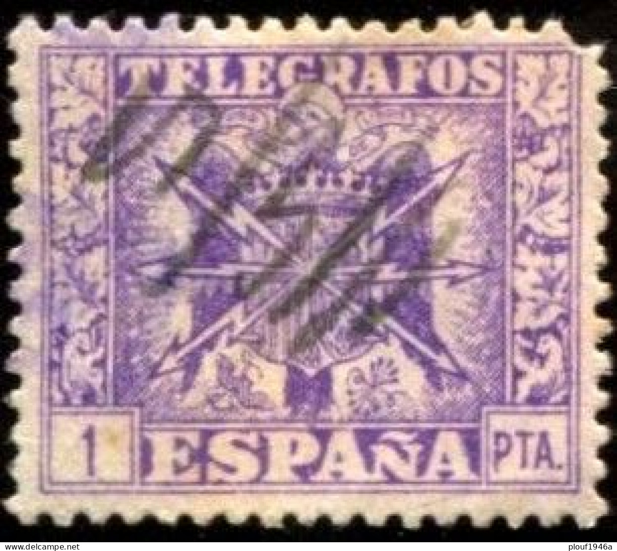 Pays : 166,7 (Espagne)          Yvert Et Tellier N° : Tg   90 (o) - Telegrafi