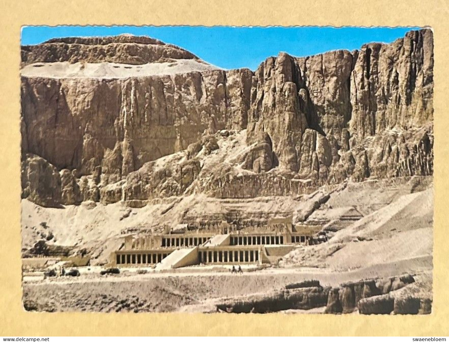 EG. EGYPTE. DEIR EL-BAHARI. TEMPLE DE HATCHEPSOUT. TEMPEL VAN HATSJEPSOET. HATSHEPSUT. HATSCEPSUT. - Aswan