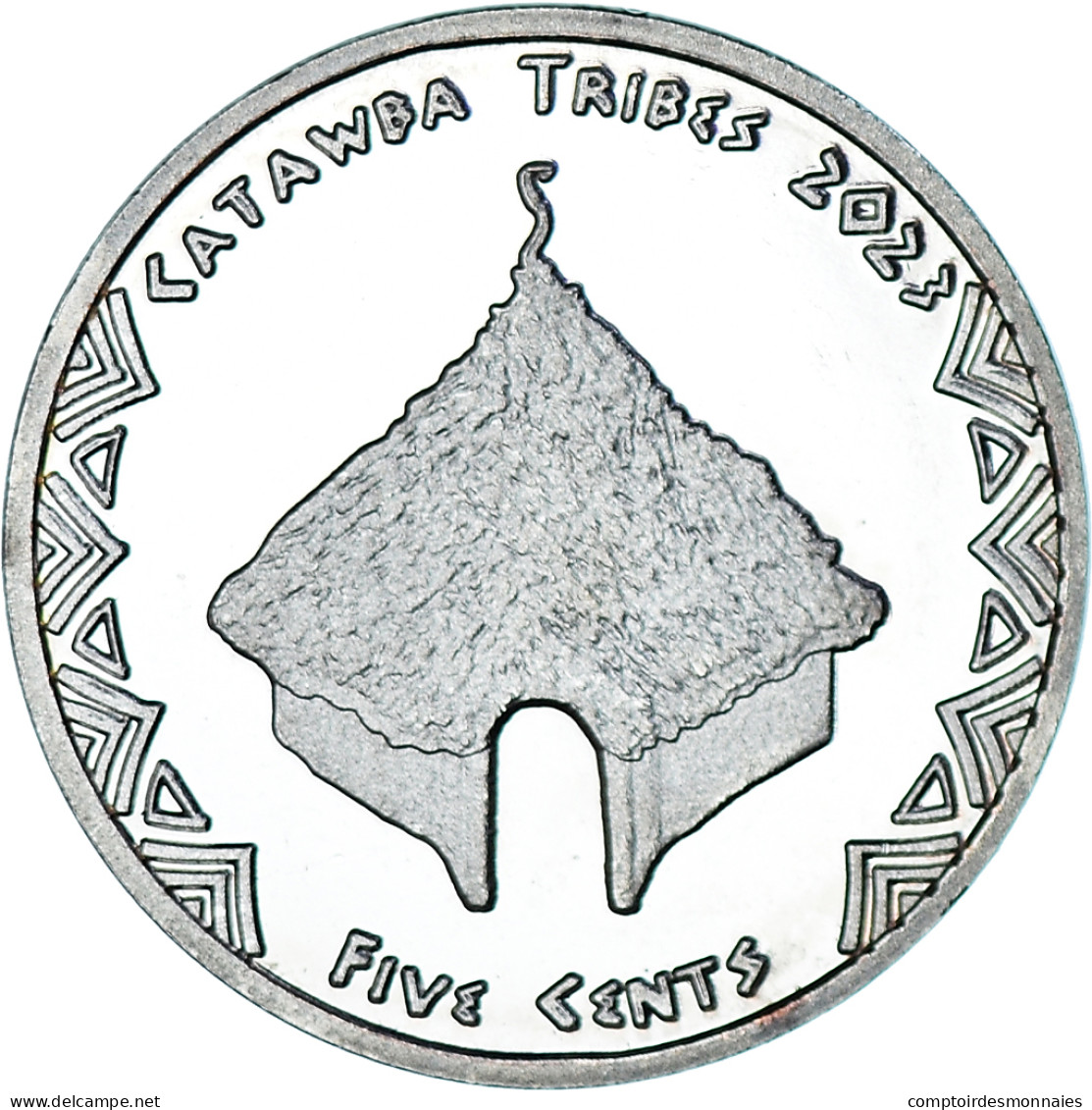 Monnaie, États-Unis, 5 Cents, 2023, Catawba Tribes.BE, SPL, Du Cupronickel - Commemoratives