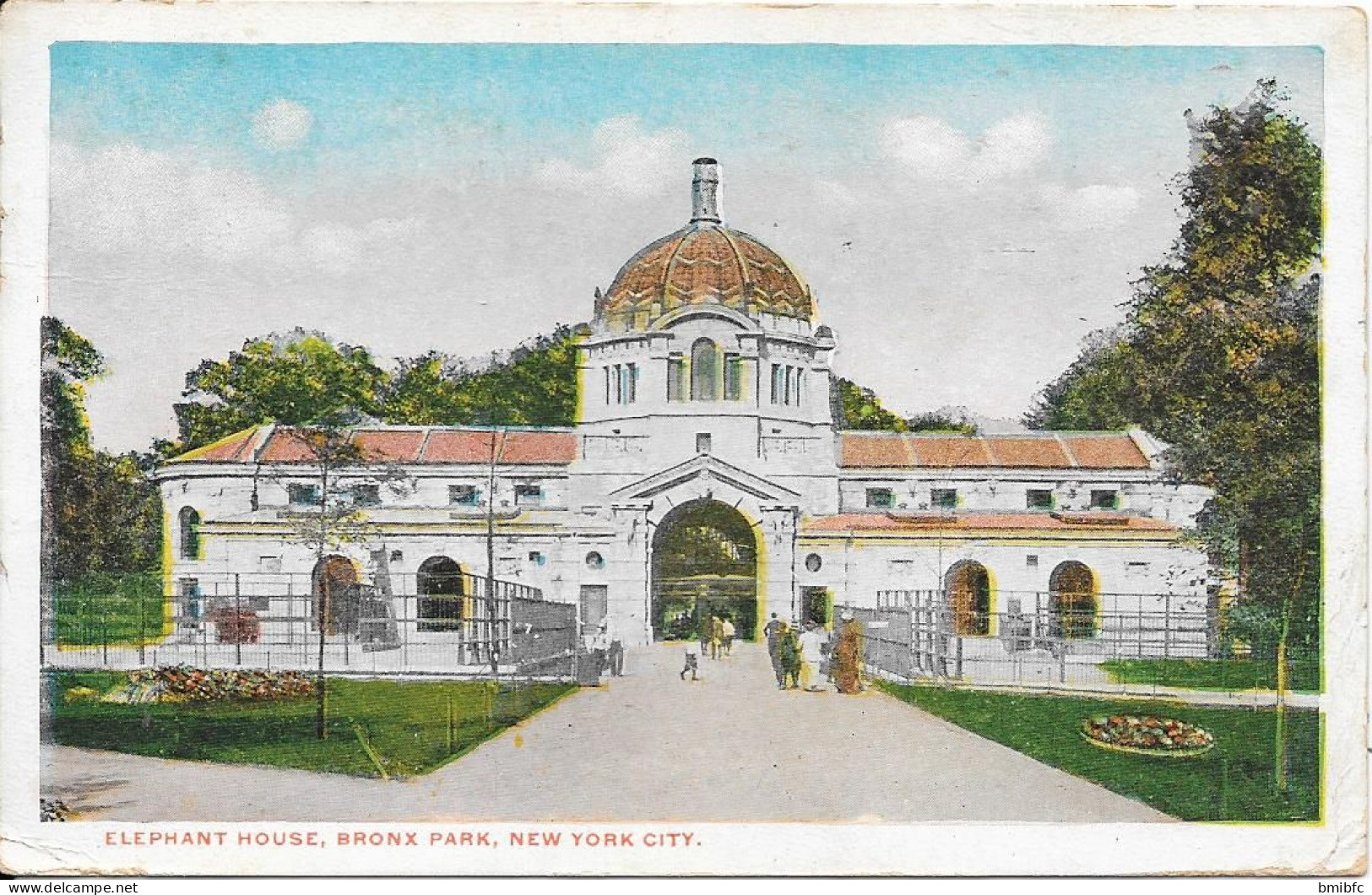 1916  - ELEPHANT HOUSE, BRONX PARK, NEW YORK CITY - Bronx