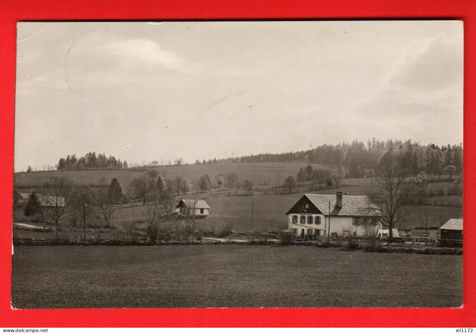 ZWH-19 Restaurant  Vieux-Prés Sur Dombresson Val-de-Ruz Hotel  Droguerie, Fontaine, Consom. Circulé 1908 Vers Fribourg - Dombresson 