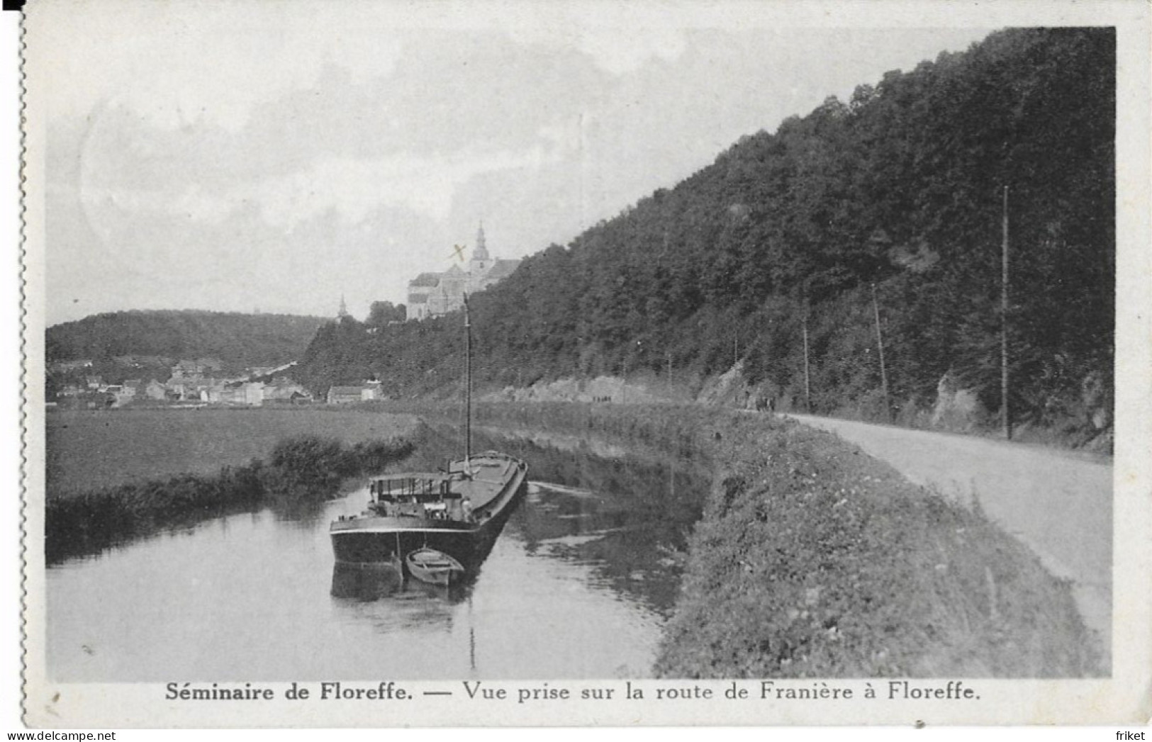 - 3249 - FLOREFFE  Vue Prise Sur La Route De Franiere  ( Péniche ) - Floreffe