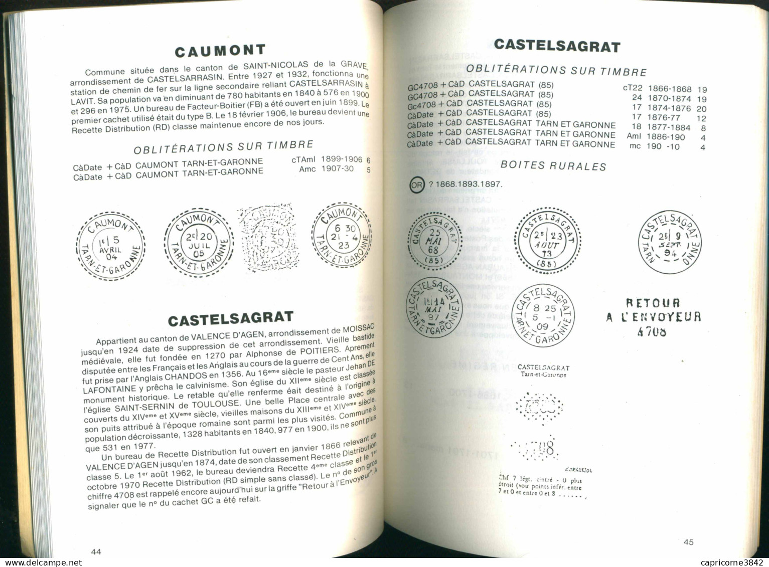 LE TARN ET GARONNE POSTAL Par Joseph Lobel – Trois Siècles (1600 à 1900) D'histoire Marcophile - Filatelie En Postgeschiedenis