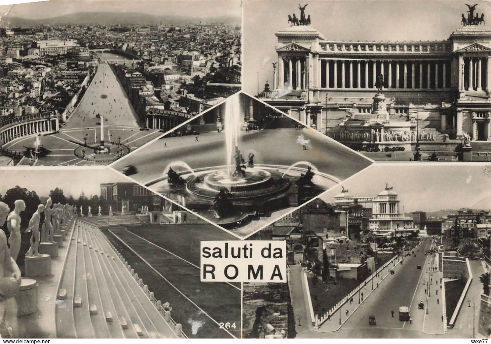 ROME -  Multivues - Mehransichten, Panoramakarten