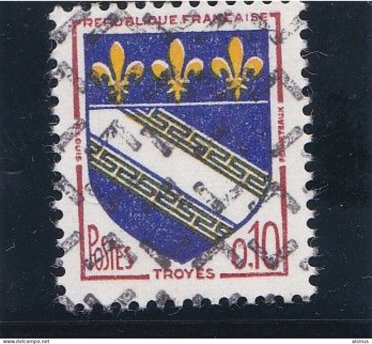 FRANCE- PARA-OBLITERATION - 4 TIMBRES - Used Stamps