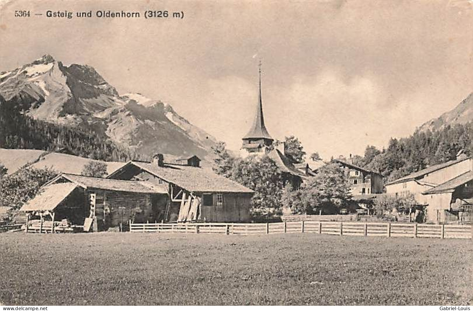 Gsteig Und Oldenhorn Kirche - Gsteig Bei Gstaad