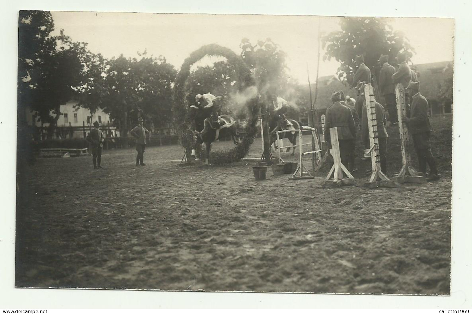 4 CARTOLINE MILITARI FESTA DELLA GUARDIA FOTO GISLON PIAZZA ERBE PADOVA 1945 CIRCA - NV FP - Guerre 1939-45