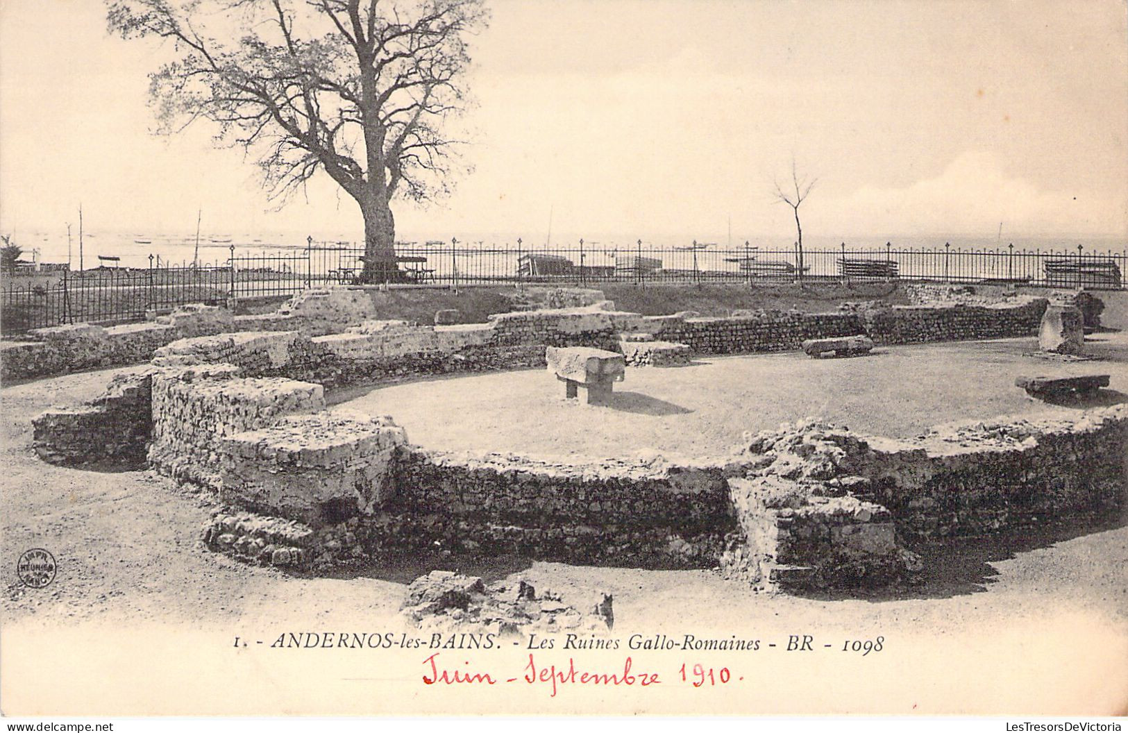 CPA - FRANCE - 33 -  ANDERNOS LES BAINS - Les Ruines Gallos Romaines - Andernos-les-Bains