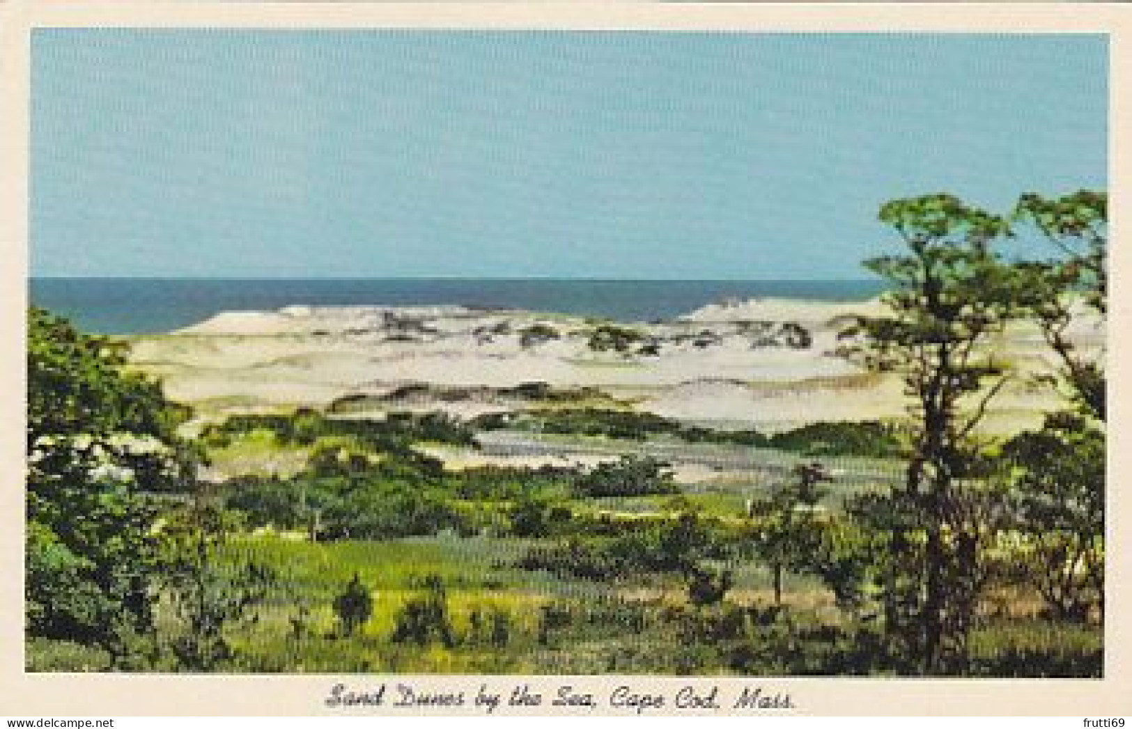 AK 153940 USA - Massachusetts - Cape Cod - Sand Dunes By The Sea - Cape Cod