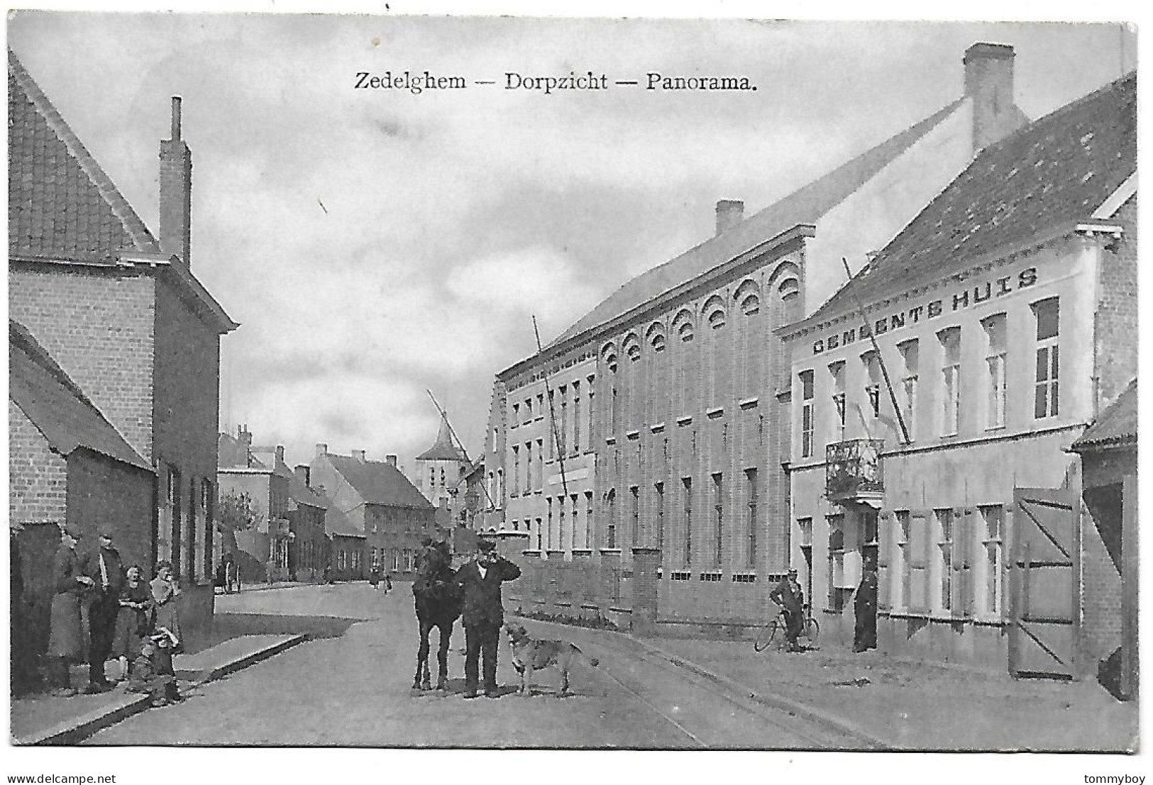 CPA Zedelghem, Dorpzicht, Panorama - Zedelgem