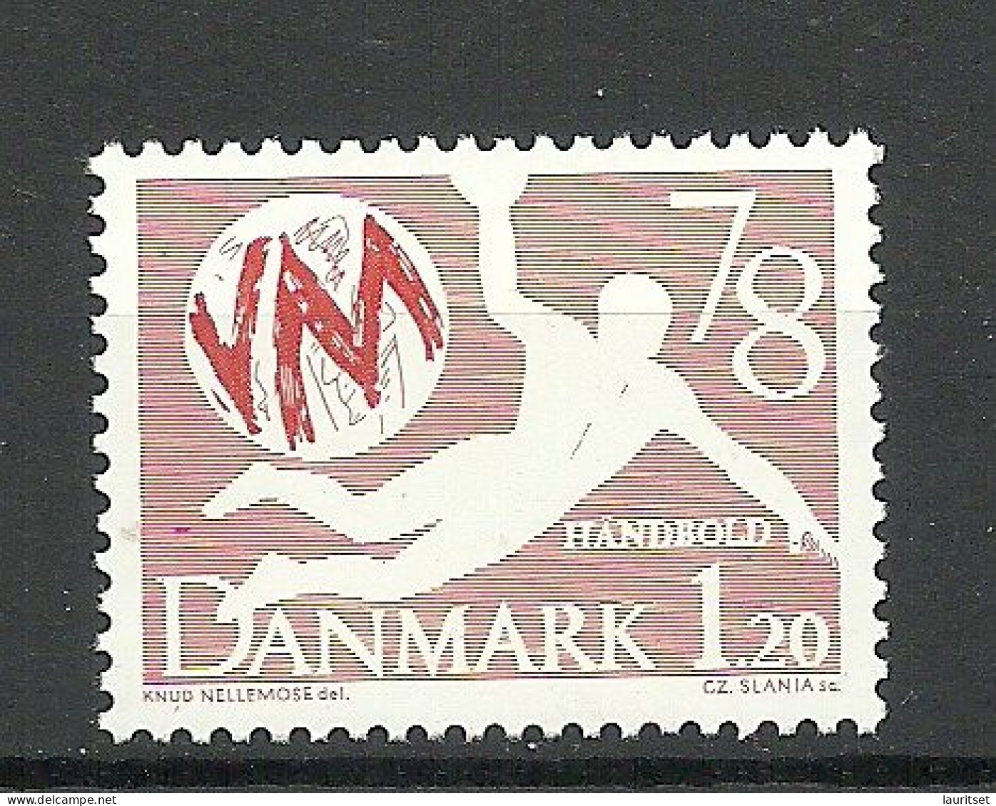 DENMARK Dänemark 1978 Michel 655 MNH Sport Handpall - Hand-Ball