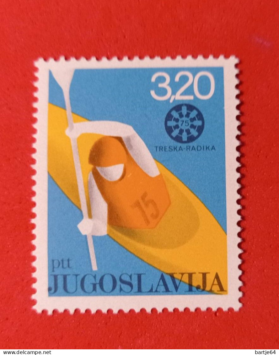 1975 Jugoslavia - Stamp Postfris - Canoa