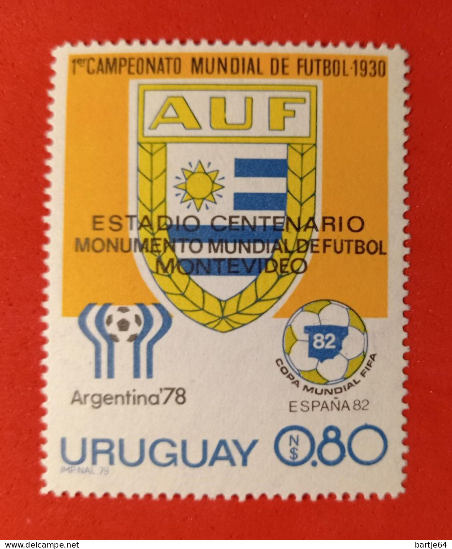 1979 Uruguay - Stamp Postfris - Fußball-Amerikameisterschaft