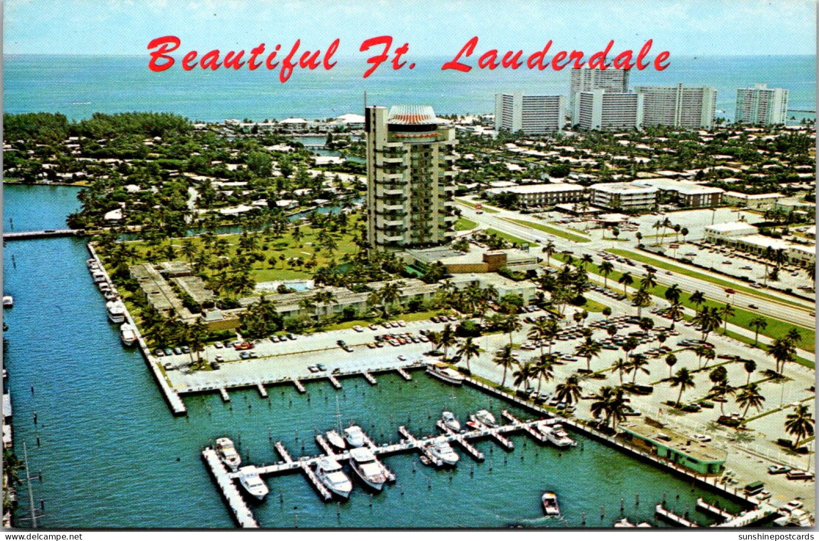 Florida Fort Lauderdale View With Pier 66 And Marina In Foreground - Fort Lauderdale