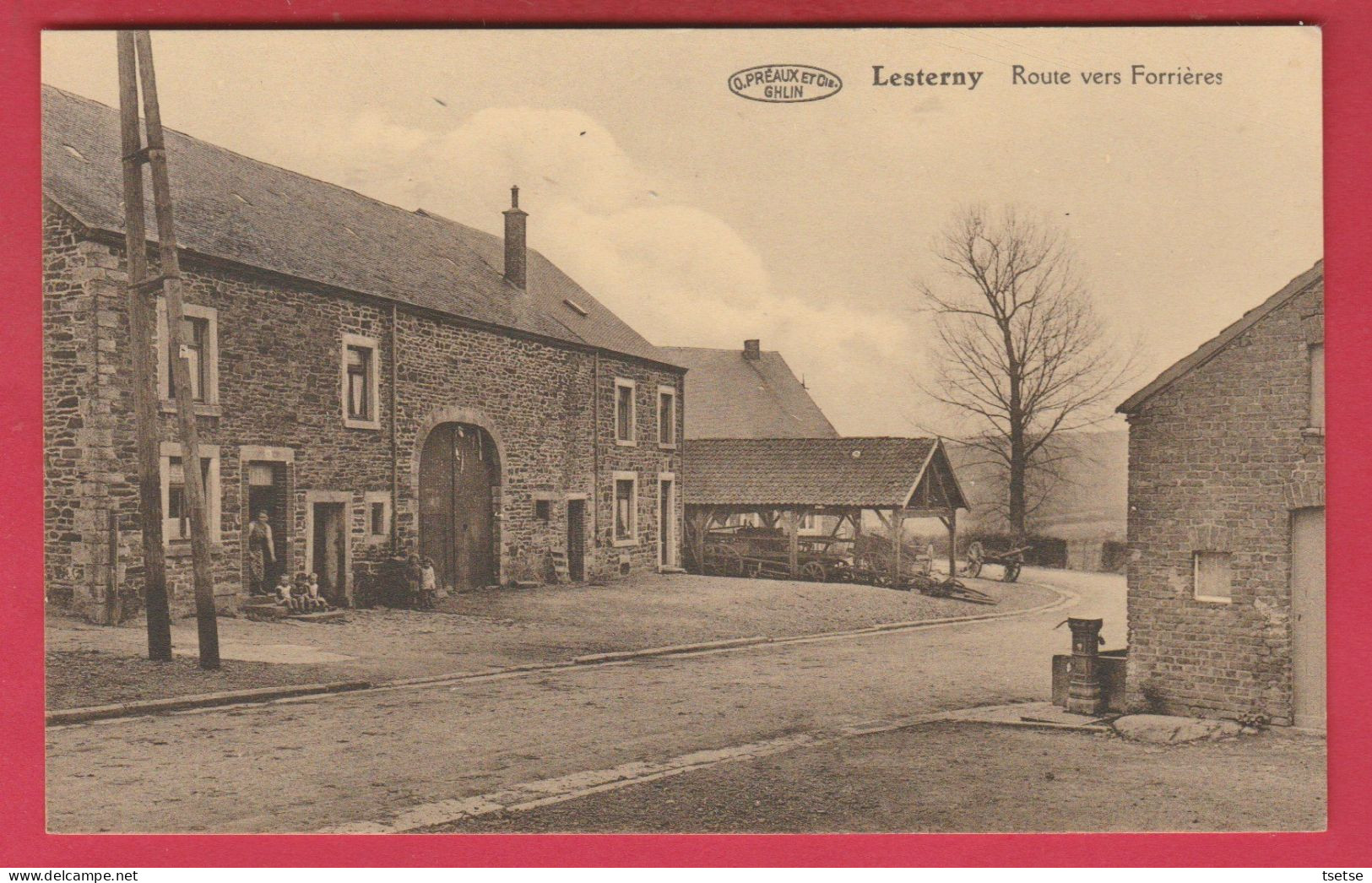 Lesterny - Route Vers Forrières ( Voir Verso ) - Nassogne