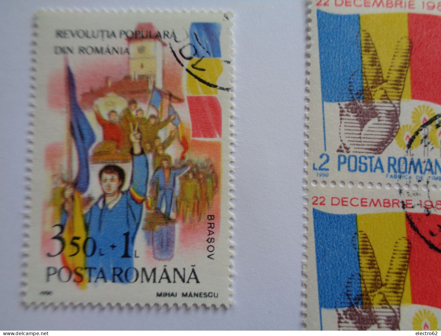 Roumanie Rümania Romania Romana 1990 Changement Régime Soulèvement Populaire Bucarest Timisoara Brasov Sibiu Tirgu Mures - Gebraucht