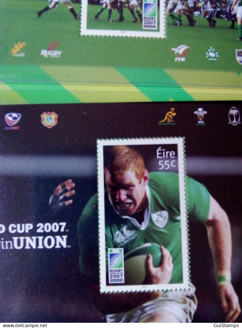 2007 Ireland Rugby World Cup Stamp Presentation Pack - 2007 Ireland pack Rugby