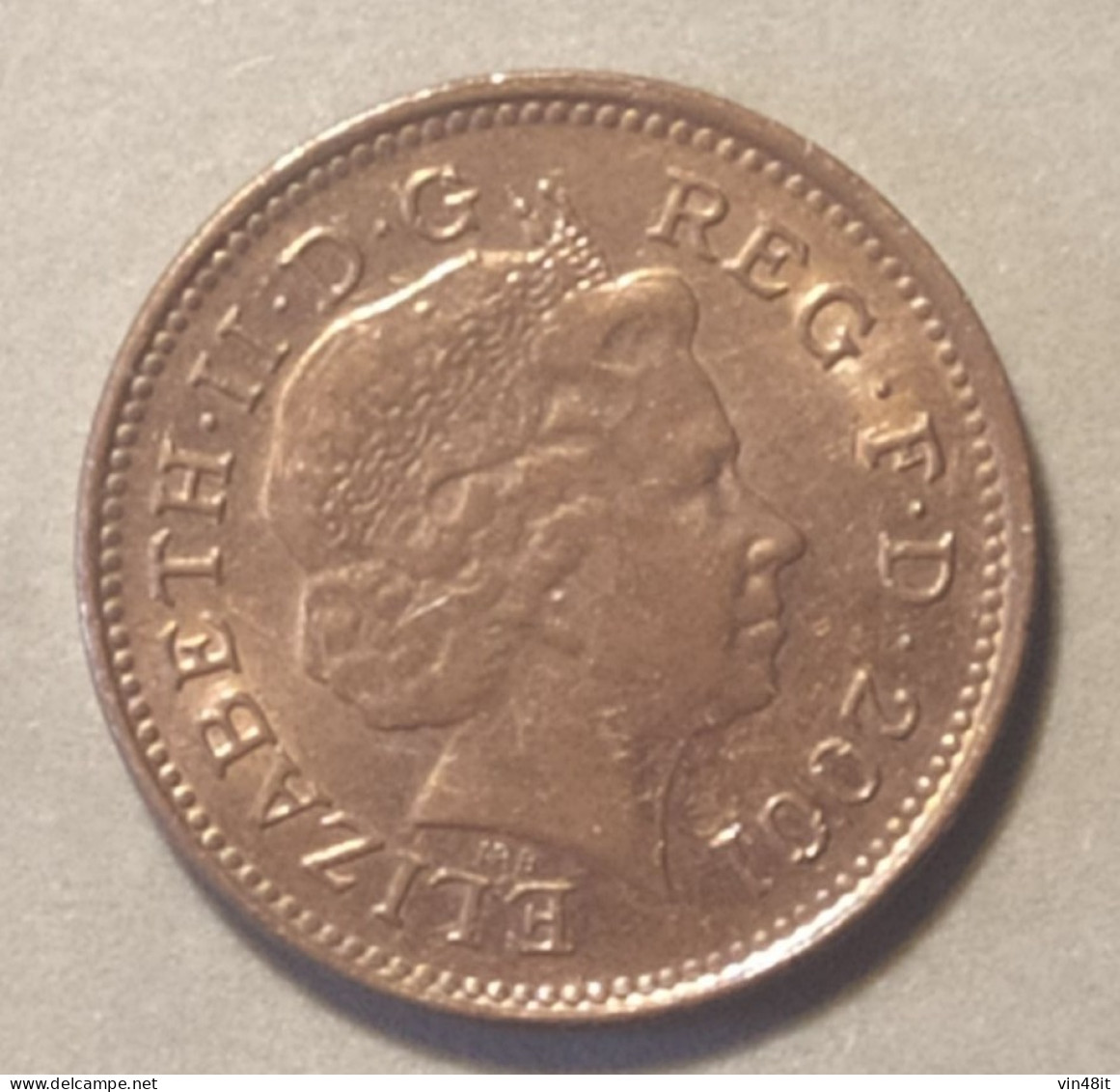 2001 -  GRAN BRETAGNA  -  MONETA  DEL VALORE DI  -  ONE PENNY  - USATA - 1 Penny & 1 New Penny