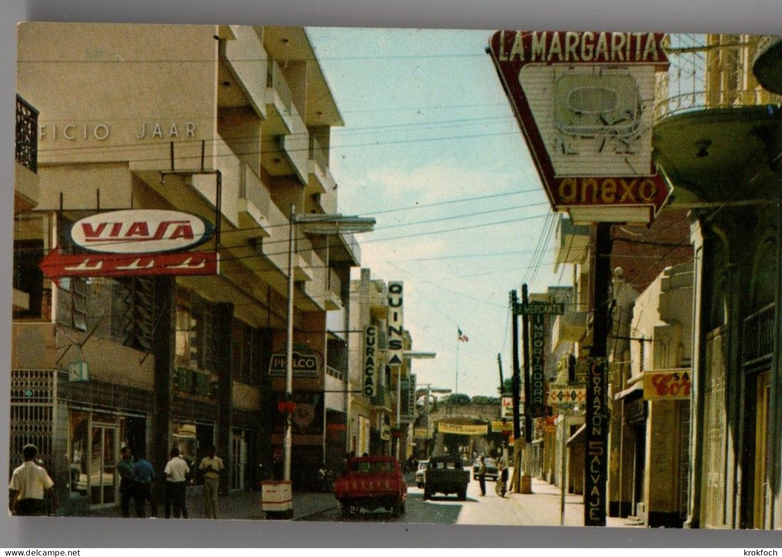 Santo Domingo 1980 - Calle El Conde - Publicités - Dominican Republic