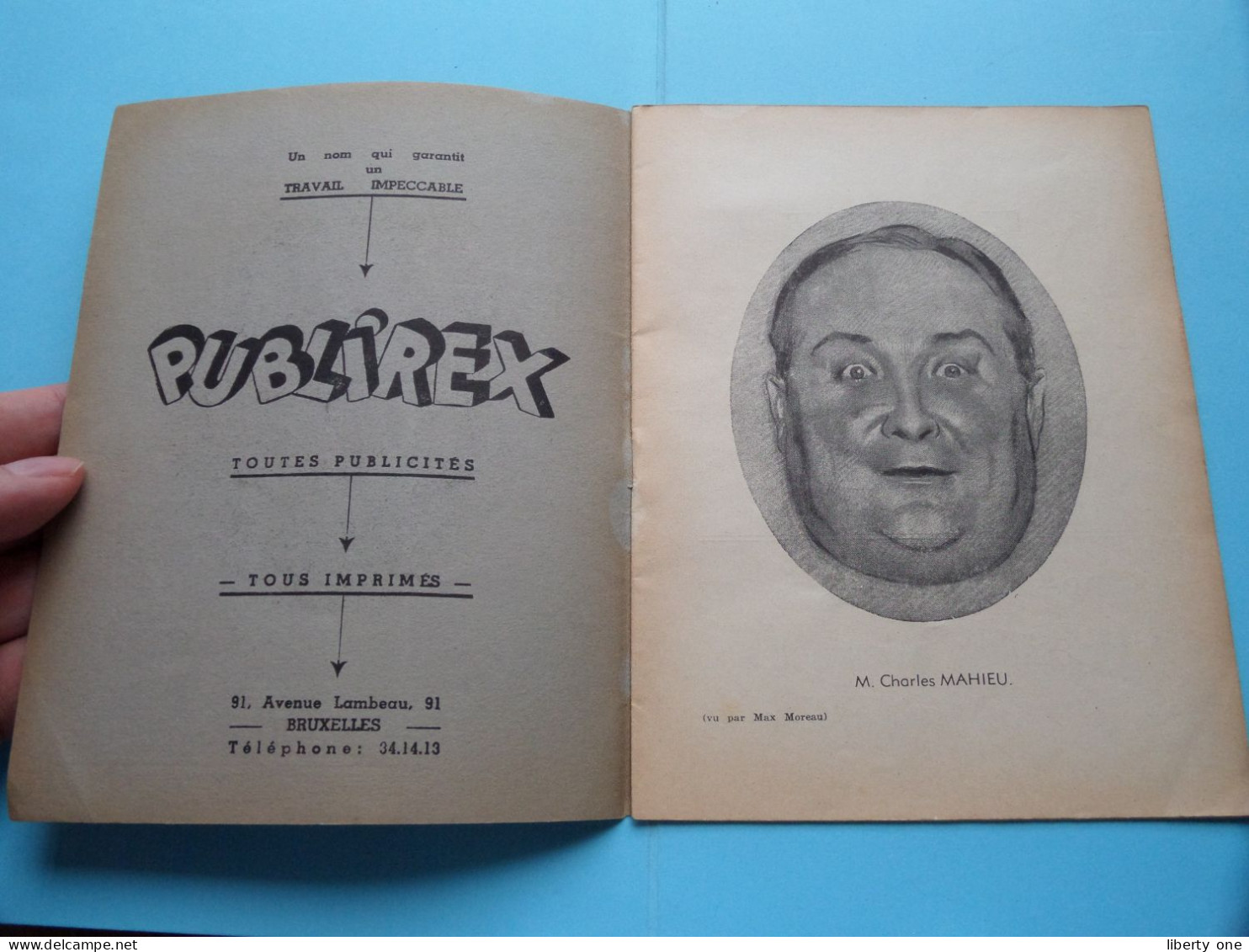 Palais Des BEAUX-ARTS Matinées Classiques Et Littéraires > Dir CHARLES MAHIEU " Programme 1940/41 ( Voir / Zie SCANS ) ! - Programmes