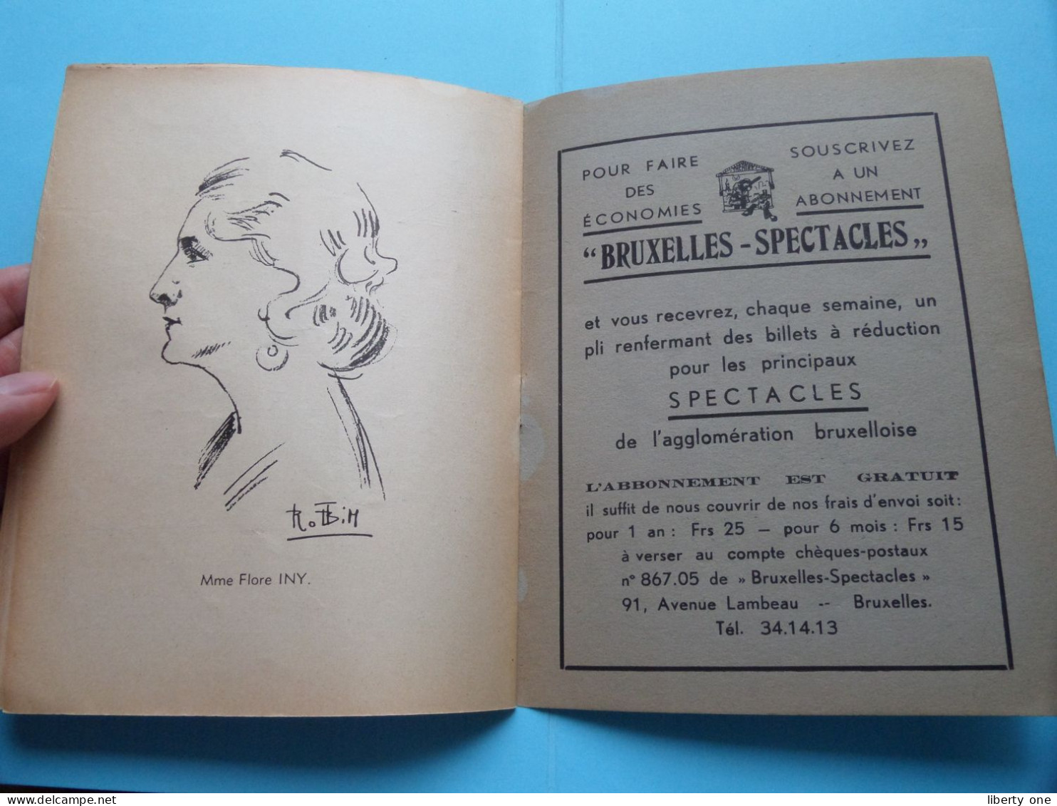 Palais des BEAUX-ARTS Matinées Classiques et Littéraires > Dir CHARLES MAHIEU " Programme 1940/41 ( Voir / Zie SCANS ) !