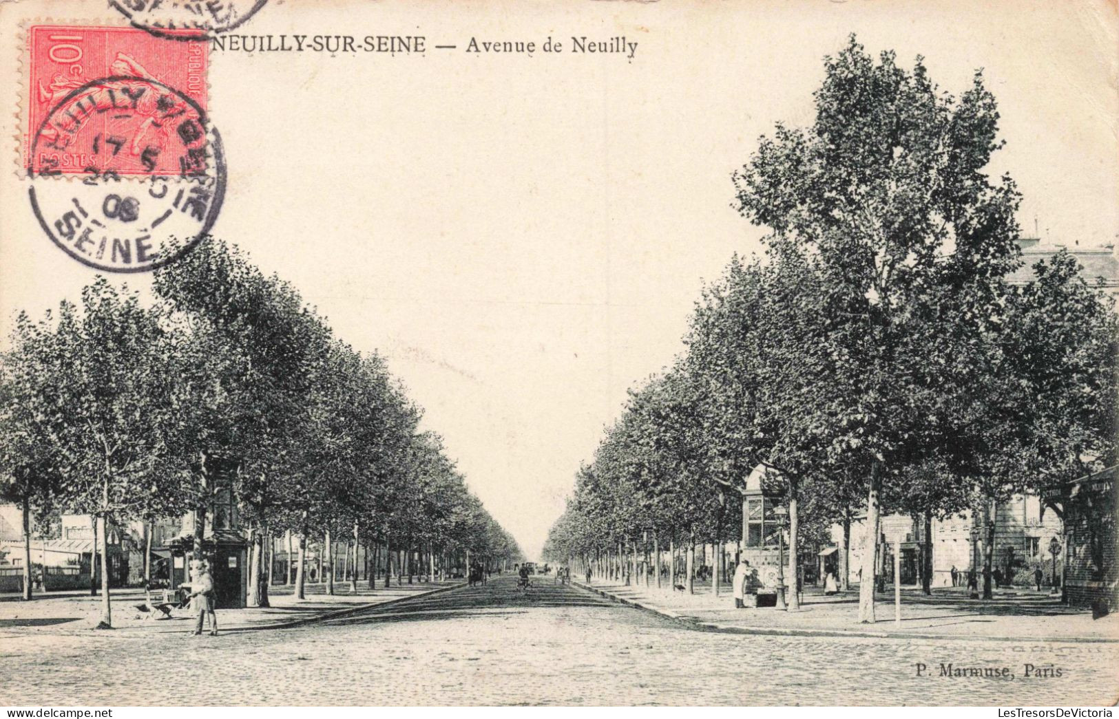 FRANCE - Neuilly Sur Seine - Avenue De Neuilly - Carte Postale Ancienne - Neuilly Sur Seine