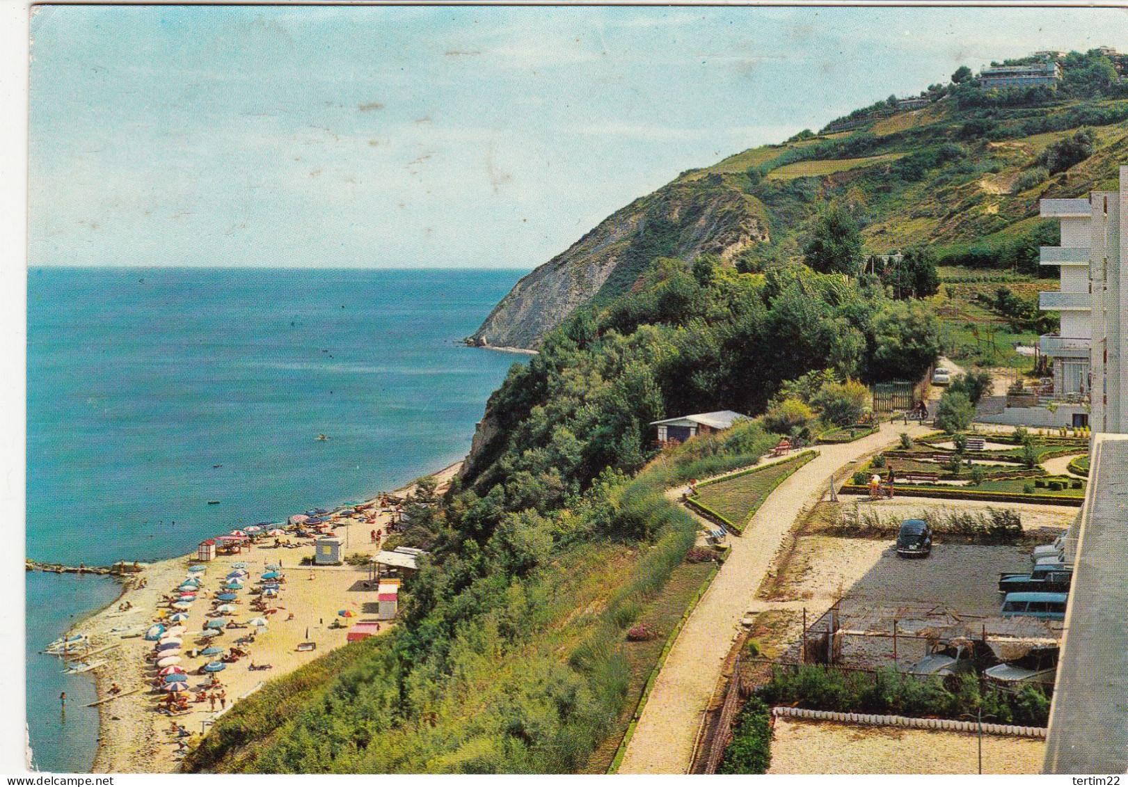 GABICCE MONTE . ITALIE  . LA DOUCE COLLINE SUR LA MER - Urbino