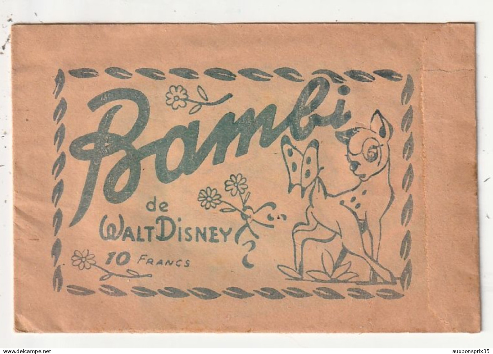 POCHETTE COLLECTION ECLAIR - D'APRES LE FILM DE WALT DISNEY - BAMBI - 1942 - Edizione Francese