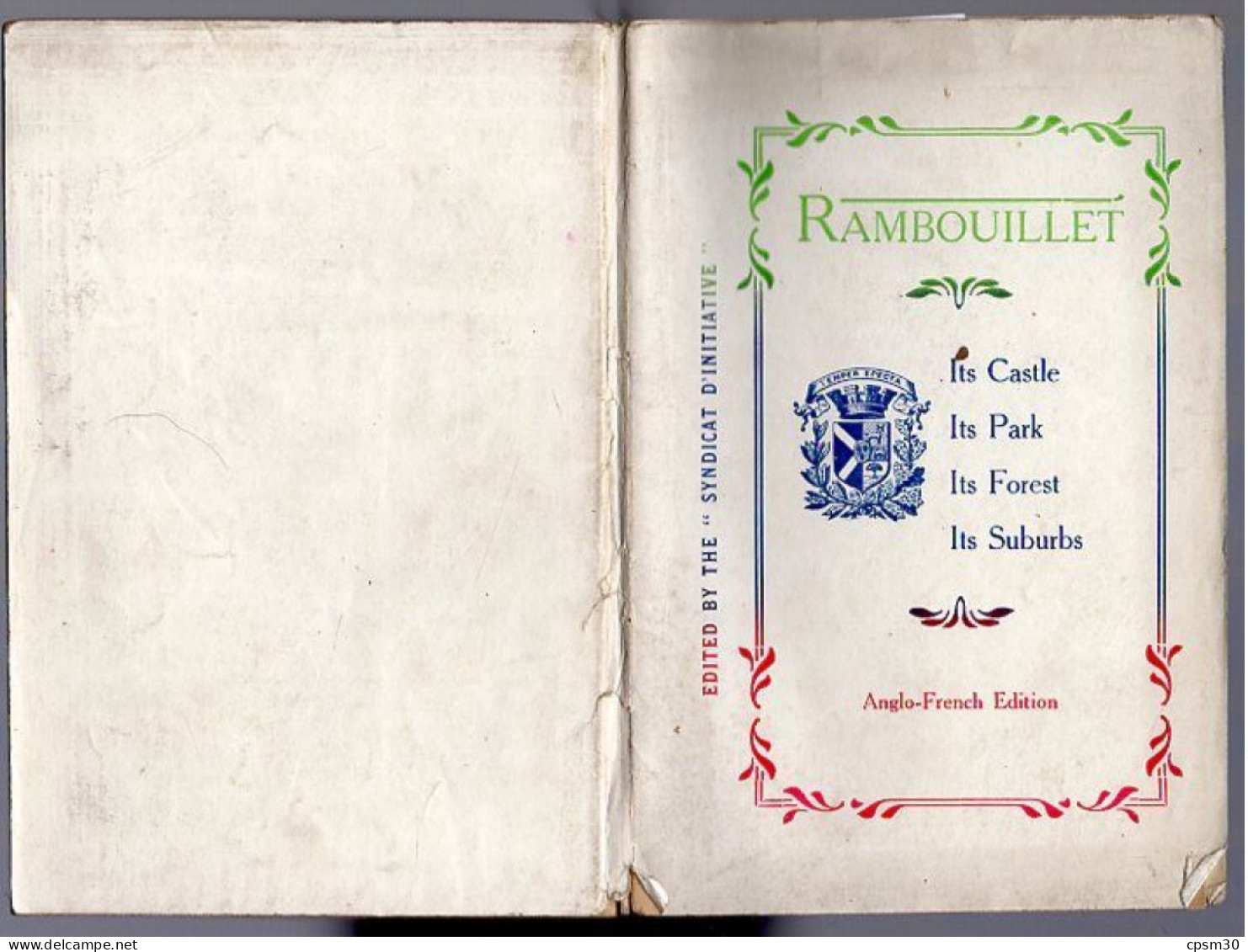 Livre - Rambouillet, Texte Francais, 72 Pages, 1925/30 - Ile-de-France