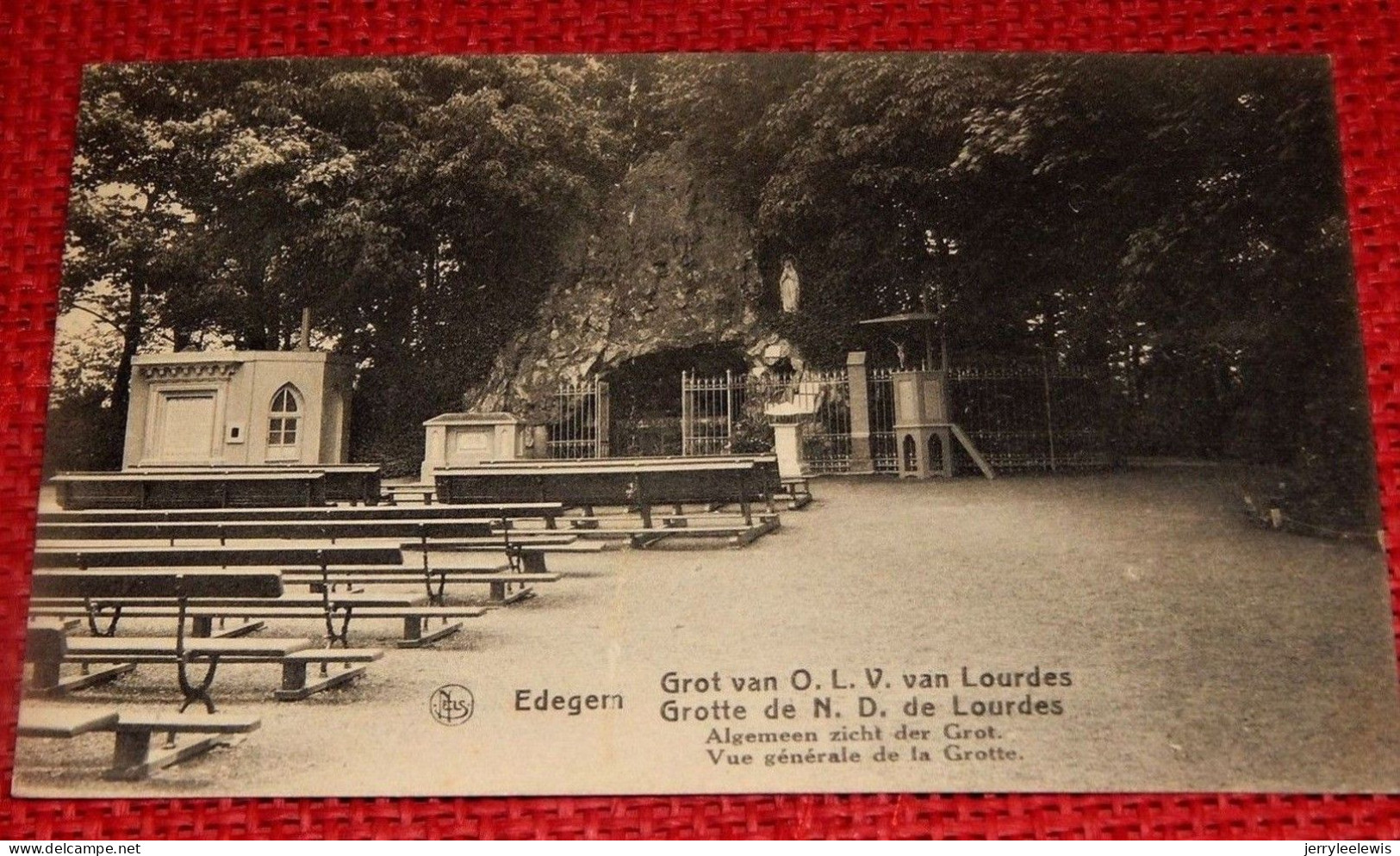 EDEGEM  -  Grot Van O.L.V. Van Lourdes , Algemeen Zicht Der Grot   - Grotte De N.D. De Lourdes - Edegem