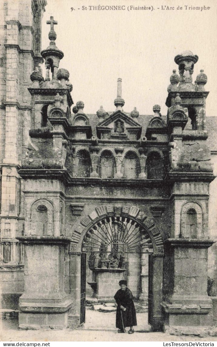 FRANCE - Saint Thégonnec - L'Arc De Triomphe - Carte Postale Ancienne - Saint-Thégonnec