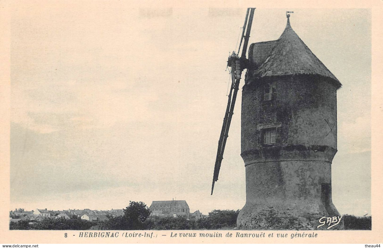 ¤¤   -   HERBIGNAC    -   Le Vieux Moulin De Ranrouët Et Vue Générale     -    ¤¤ - Herbignac