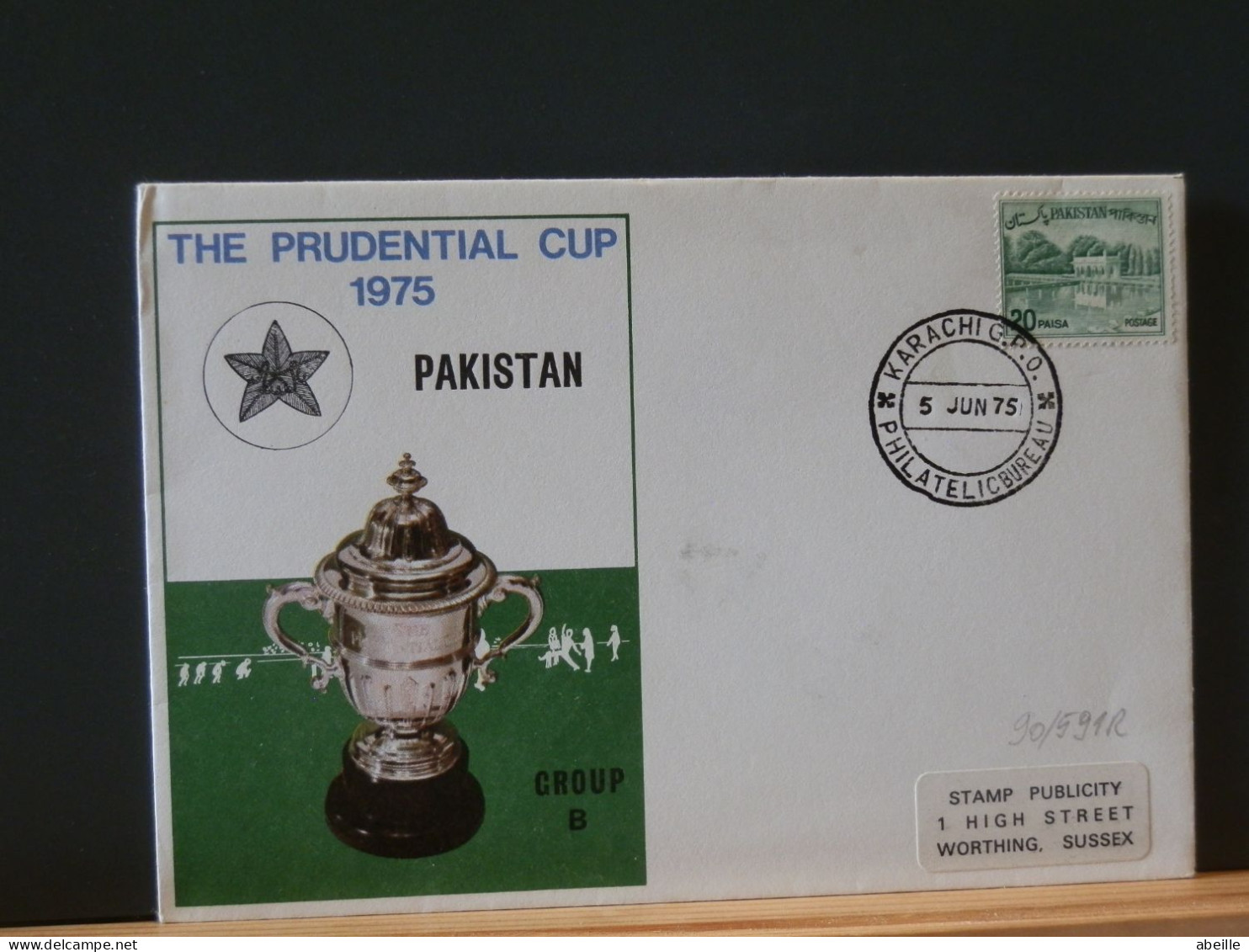 90/591R 4 DOC. THE PRUDENTIAL CUP 1975 CRIKET - Cricket