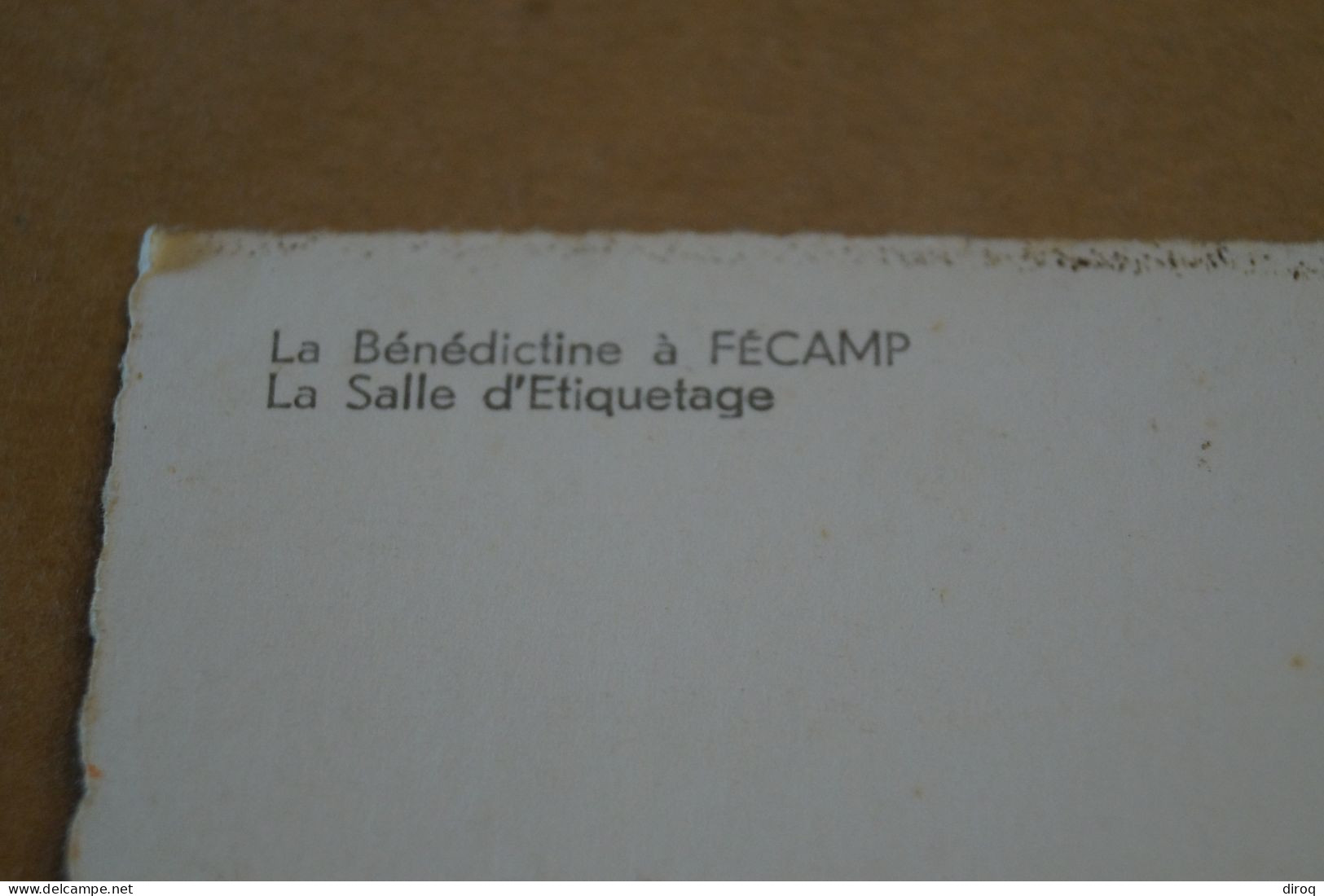 Fécamp,carte Photo,usine Bénédictine,étiquetage,ancienne Carte Postale Pour Collection - Fécamp